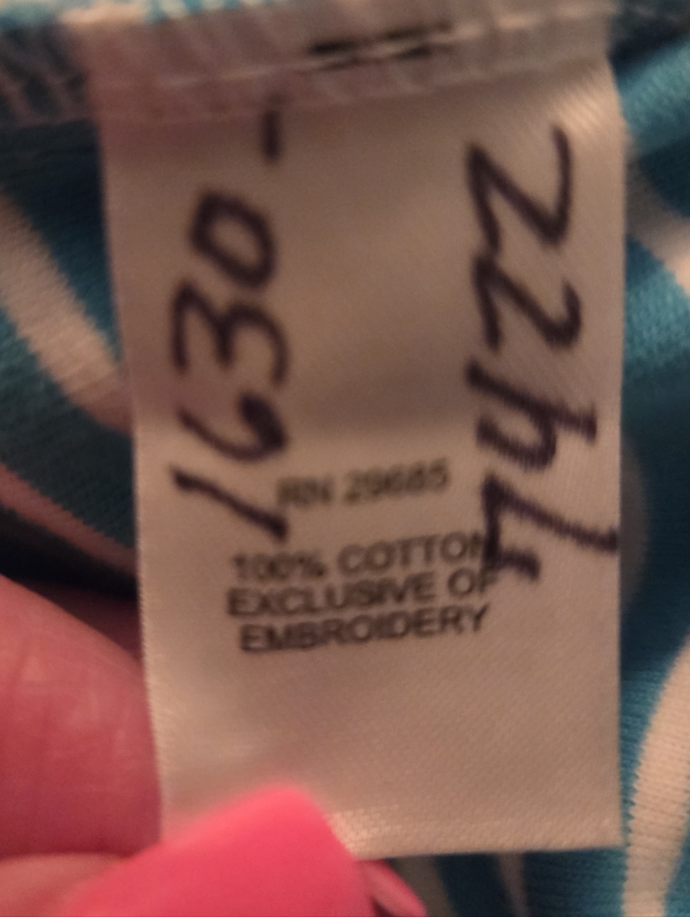 Pendleton Woolen Mills Aqua & White Striped Hooded Zip Jacket - Picture 14 of 15